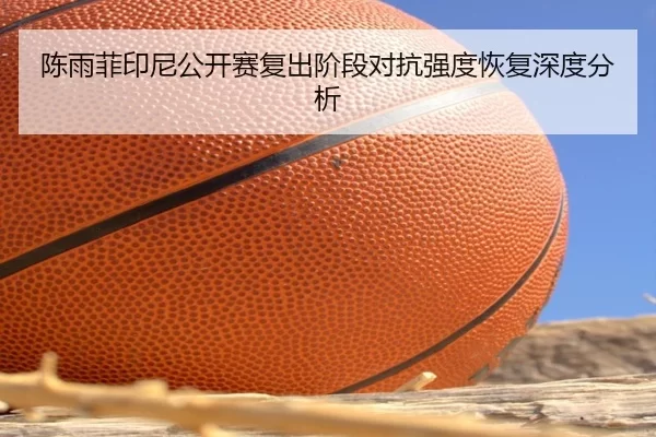 陈雨菲印尼公开赛复出阶段对抗强度恢复深度分析